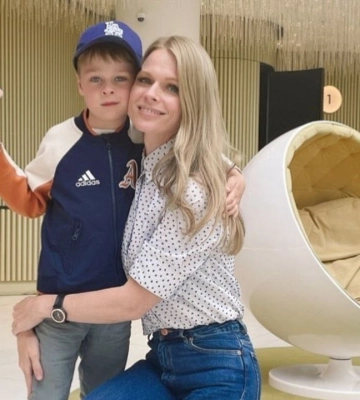 Ольга Фреймут показала 8-летнего сына Валерия: теплые семейные кадры