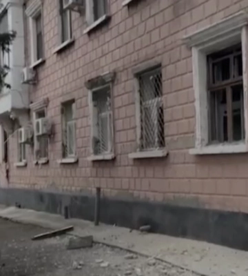 Дрон атакував осередок окупаційної влади у Василівці (ВІДЕО)