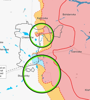 ВСУ продвинулись вдоль трассы Бахмут-Константиновка вблизи Часов Яра – ISW