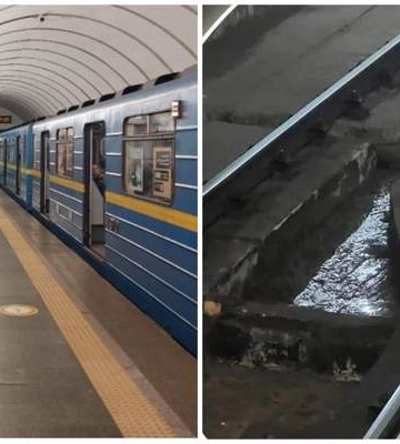 На станції метро "Деміївська" знову вода між рейками: чому з'явилась та чи є загроза підтоплень