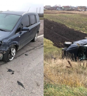 Авто в кюветі: на трасі Київ — Чоп сталася ДТП