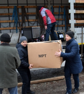 Хотин заручився партнерством з німецьким містом Ален: місто отримало дві вантажівки допомоги