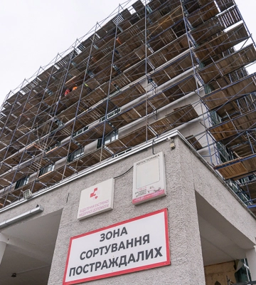 Продовжується реконструкція одного з найпотужніших медзакладів Запоріжжя