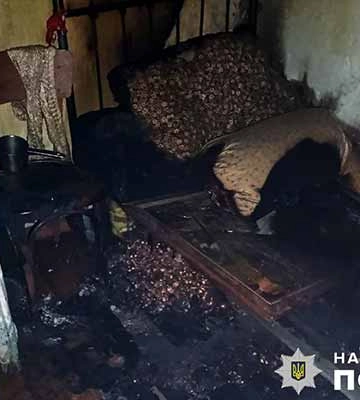На Полтавщині при пожежі в будинку загинула 83-річна жінка