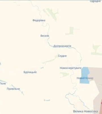 ЗСУ відновили контроль над Новим Комаром, а ворог окупував Благодатне – DeepState