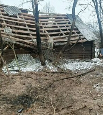 Оккупанты атаковали Черниговщину ударными дронами: Поврежден частный дом. ФОТОрепортаж