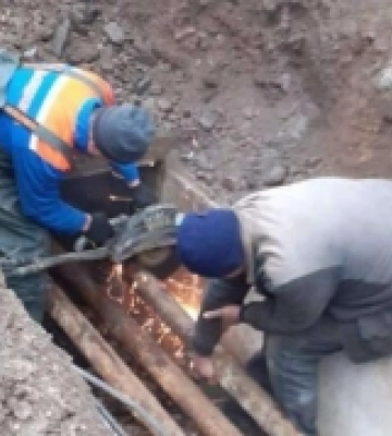 Працівники «Луцькводоканалу» у Кривому Розі допомагають відновити теплопостачання