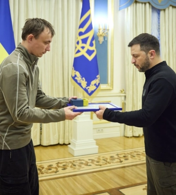 Зеленський вручив «Золоті серця» гурту «Курган&amp;Агрегат» з Харківщини 