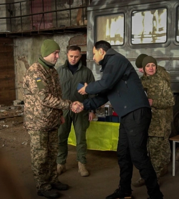 Коваль на Сумщині зустрівся з рівненськими тероборонівцями (ФОТО)