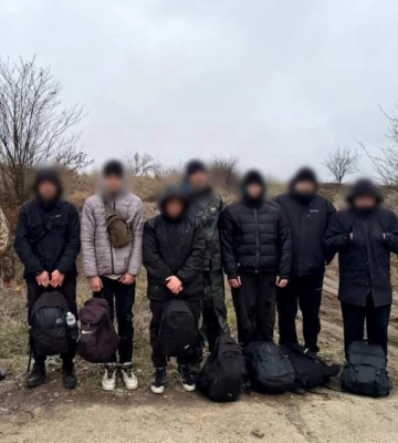 На Одещині затримали сімох чоловіків, які намагалися втекти до Молдови
