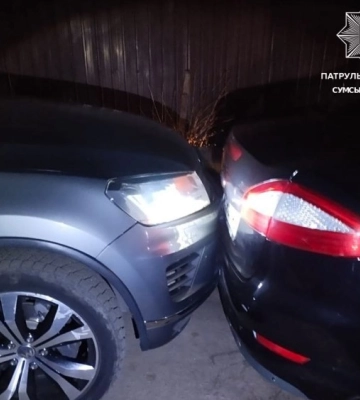 У Сумах водій з ознаками сп’яніння скоїв ДТП