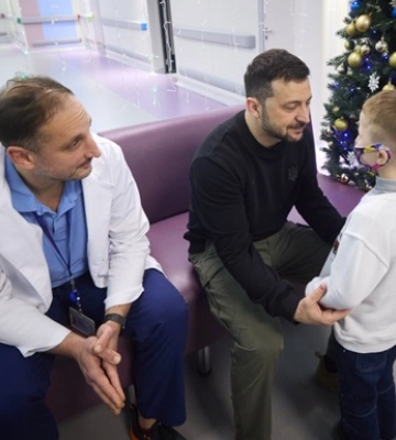 Зеленський відвідав Охматдит