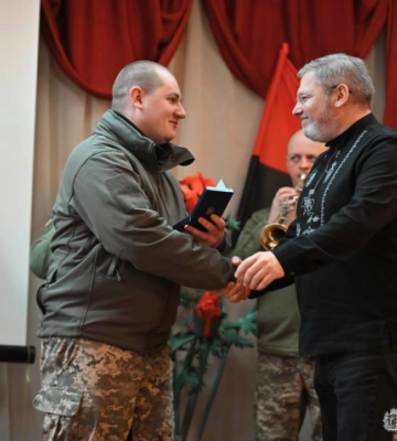 У Чернівецькій області кулеметний батальйон відзначає перший рік з дня створення