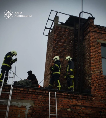 У Львові жінка впала з 4-метрової висоти на дах: її госпіталізували