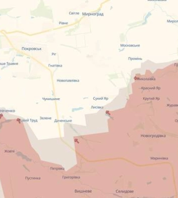 Враг все ближе к Покровску: DeepState обновили карту фронта