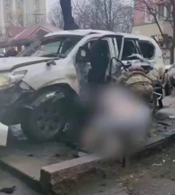Могли взорвать начальника Еленовской колонии: в оккупированном Донецке взорвалась машина