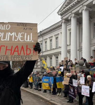Полтавці вчергове висловили підтримку полоненим захисникам