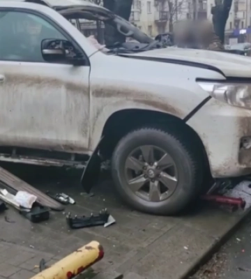 У Донецьку підірвали автомобіль, загинув начальник Оленівської колонії - ЗМІ