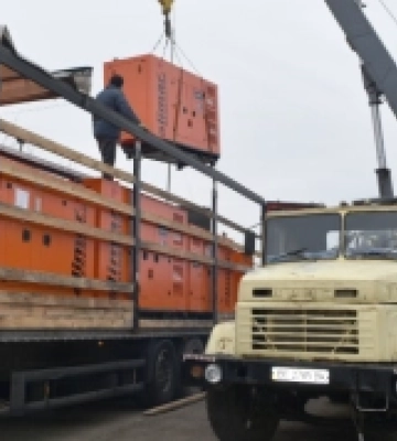 На Миколаївщині Південноукраїнська громада отримала генератори