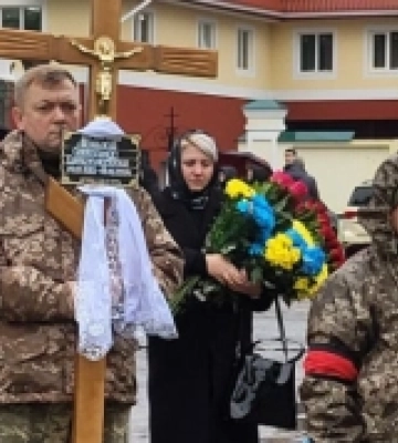 У Луцьку відспівали військового Олександра Машлая, який загинув в бою у травні