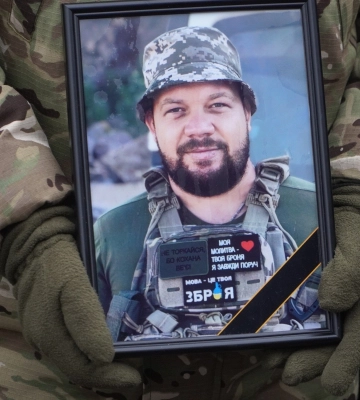 У Вільнянську на Запоріжжі попрощалися з двома військовими, загиблими на Донеччині