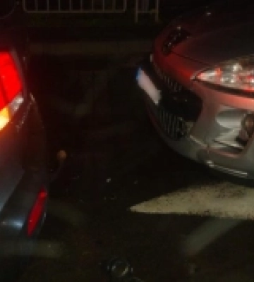 На Ківерцівській пʼяний водій вʼїхав в іншу автівку