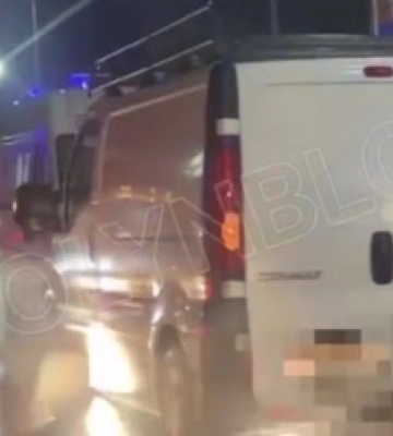 На Волині бус збив жінку на пішохідному переході (відео)