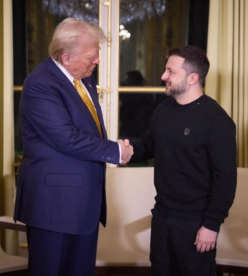 РФ атаковала Киев через несколько часов после переговоров Зеленского с Трампом, - Reuters