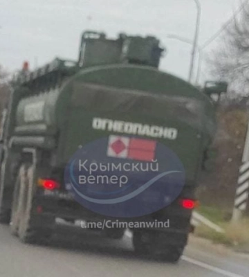 Готовятся к наступлению? - под Мелитополем значитильно увеличилось количество подвоза топлива оккупантам 