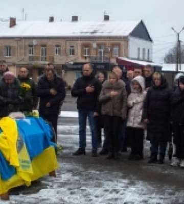 У Дубні попрощалися з солдатом Сергієм Шевчуком