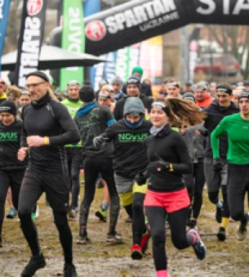 &quot;Spartan Kyiv Winter&quot;: в Киевской области прошел благотворительный забег при поддержке сети супермаркетов NOVUS
