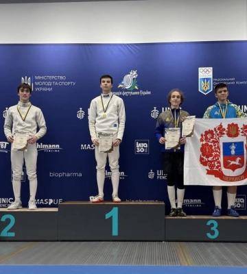 Черкаський фехтувальник виборов “бронзу” чемпіонату з фехтування