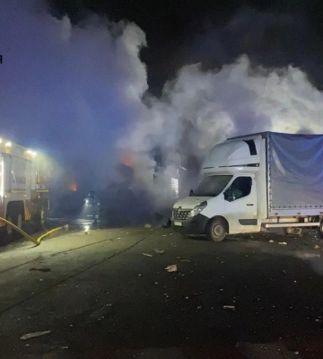 В Национальной полиции показали кадры с места российского удара по Запорожью