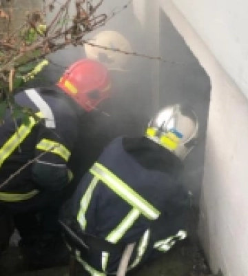 У Рівному врятували чоловіка під час пожежі у підвалі
