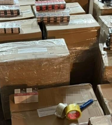 100 тисяч пачок цигарок на 7 мільйонів вилучили поліцейські Дніпропетровщини у підприємців