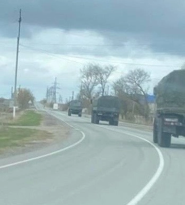 Оккупанты массово перебрасывают военную технику из Крыма еще на одно направление