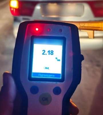 У Сумах вночі патрульні зупинили п&#039;яного водія