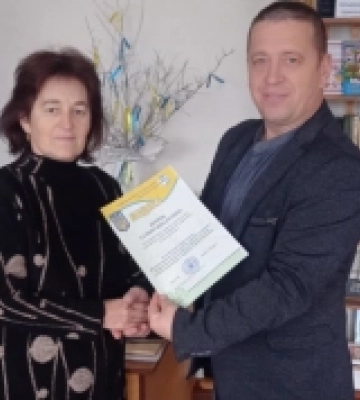 Бібліотекарку з Любешівщини відзначили у Волинському інституті післядипломної педагогічної освіти
