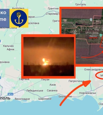 В Донецкой области «прикурили» склад с боеприпасами