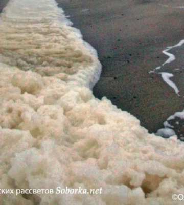 Узбережжя Одеси вкрилося дивовижною морською піною