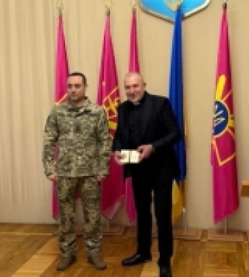 Капелан Павло Гаврилюк з Нововолинська отримав відзнаку Міністерства оборони України