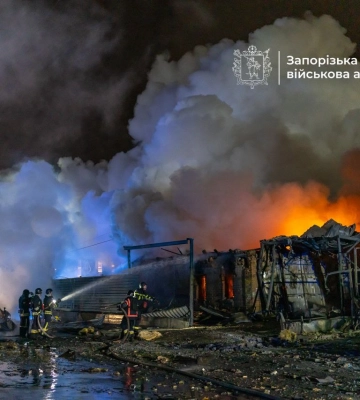 Армія РФ за добу здійснила 276 ударів по Запорізькій області