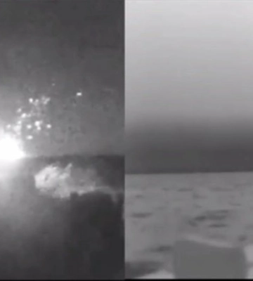Морські дрони ВМС України знищили системи спостереження РФ на захоплених газових платформах біля Криму