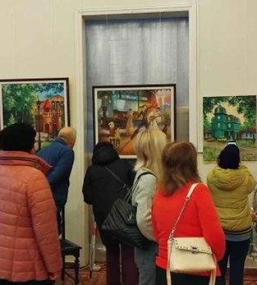 В обласному художньому музеї відкрилася виставка картин миколаївського художника  «Місто і квіти»