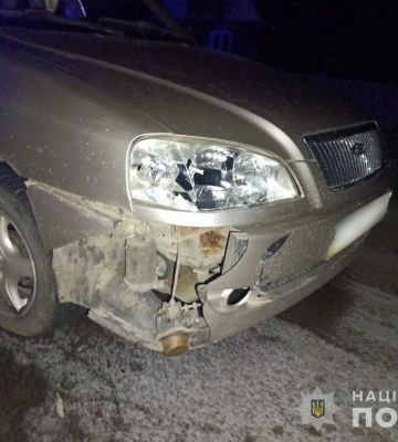 На Закарпатті поліція затримала водія легковика, який скоїв наїзд на 7-річну дитину. ФОТО