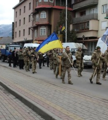 У Рахові  поховали підполковника з військовими почестями