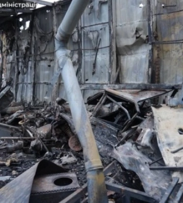 У Запоріжжі показали наслідки російського авіаудару