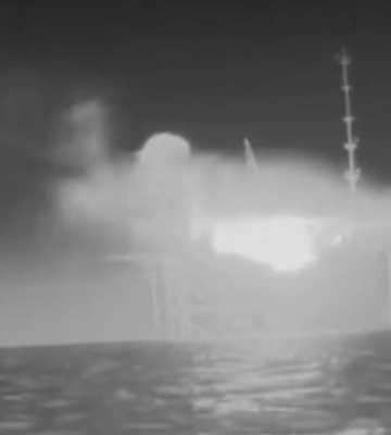 Морські дрони ВМС України атакували газові платформи біля узбережжя Криму