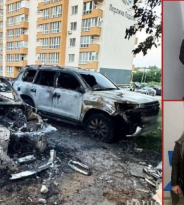 Переховувалися у Дніпрі: колишні в&#039;язні спалили автомобілі у Вінниці