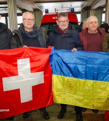Харківські рятувальники отримали гуманітарну допомогу від швейцарських благодійників 